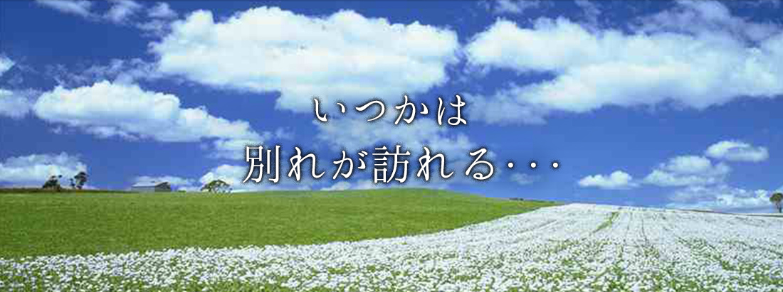 いつかは別れが訪れる・・・